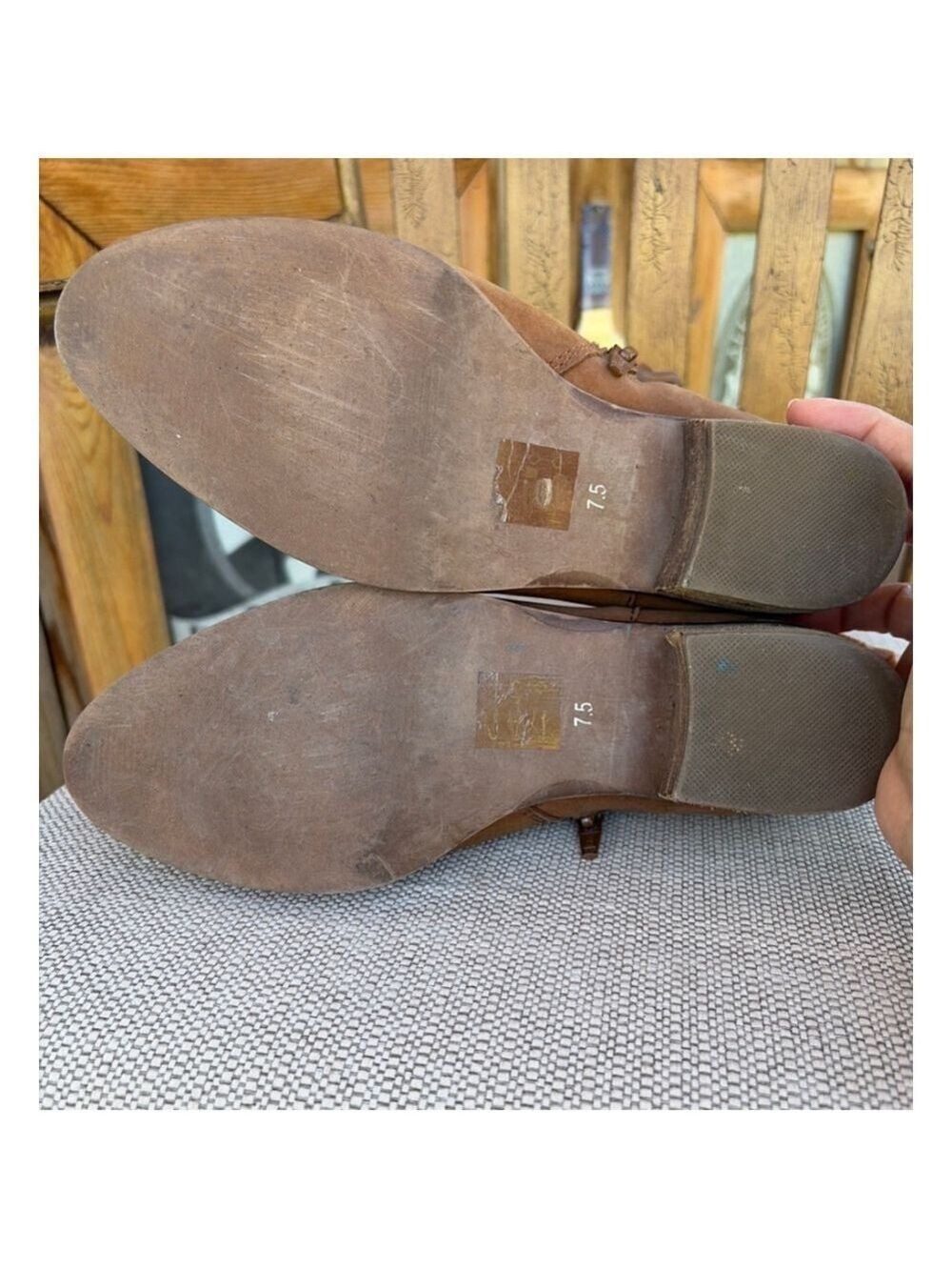 Women's Steve Madden Brown Leather Ankle Boots & Booties Size 7.5 - Picture 4 of 7